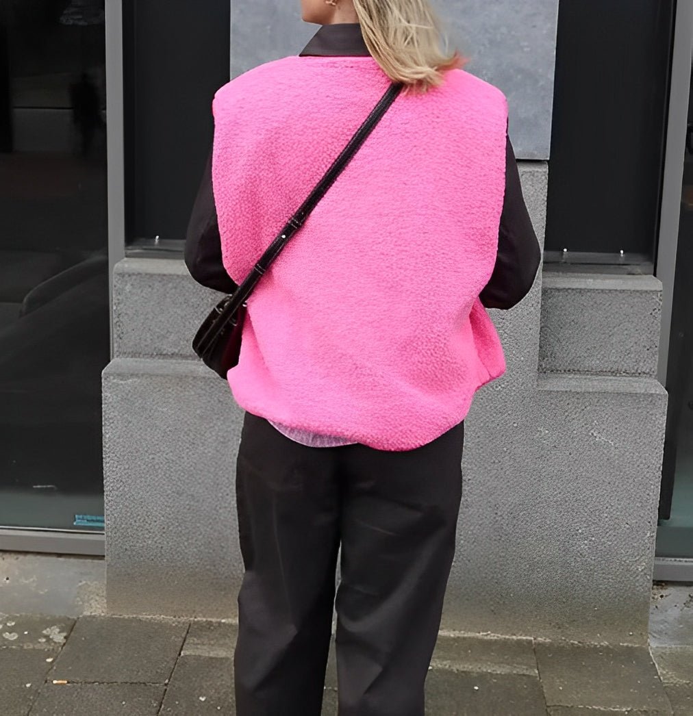ShopNory | Damen Weste mit Einfacher Knopfverschluss