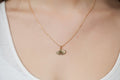 Kette mit Anhänger Ginkgo-Blatt - Ginkgo Kette für Damen Vergoldet | Shop Nory