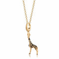 Goldenes Giraffe Charm Halskette | Shop Nory