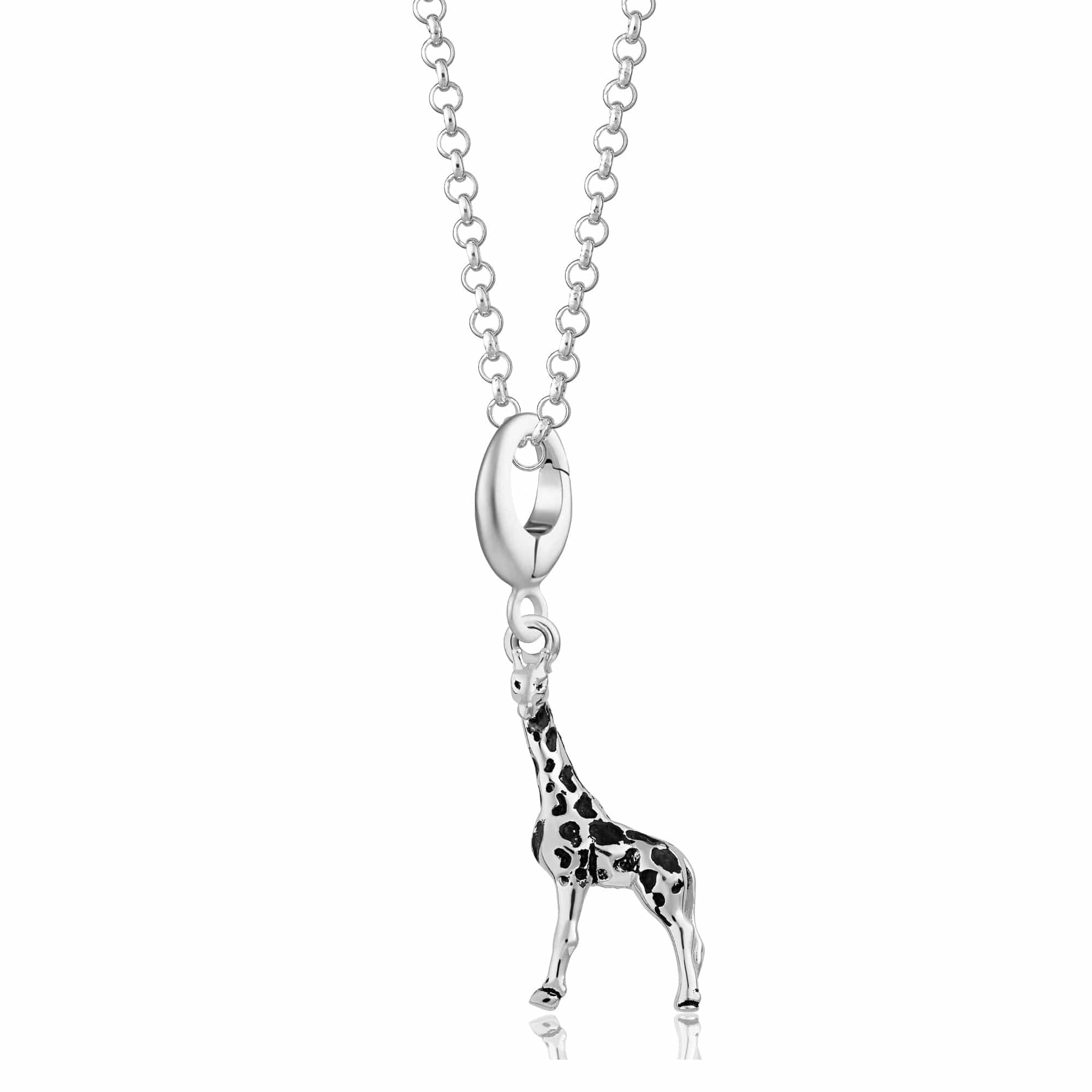 Silber Giraffe Charm Halskette | Shop Nory