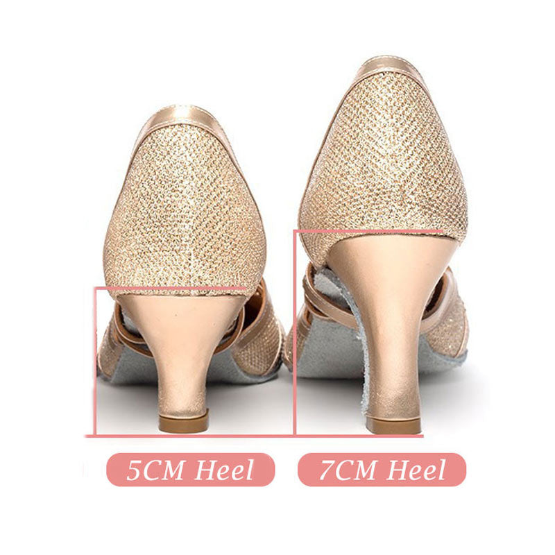 Salsa Tanzschuhe Damen Latein Tanzschuhe 7Cm