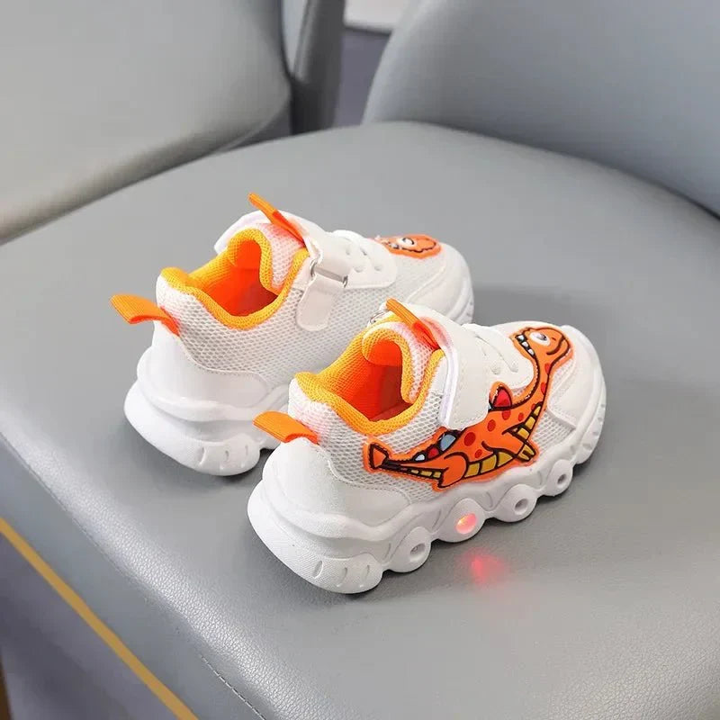 Leuchtende Dino Sneaker
