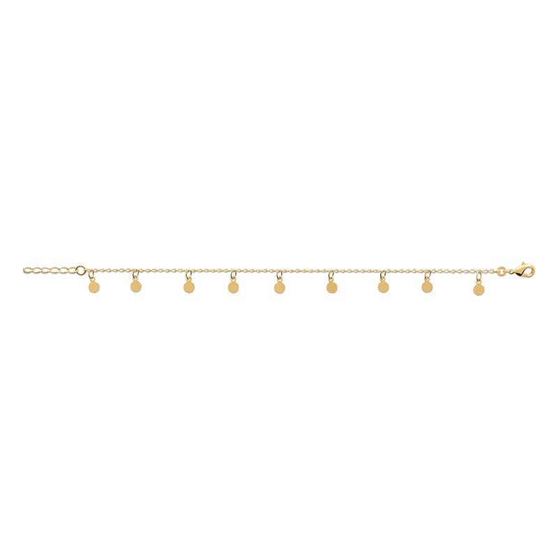 Vergoldetes Armband mit Plättchen – Zarte Eleganz für jeden Anlass | Shop Nory