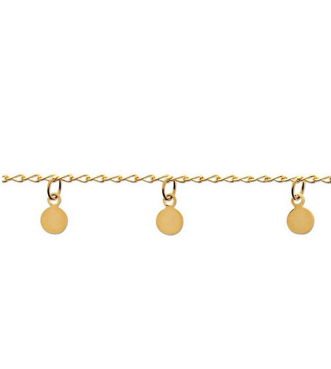 Vergoldetes Armband mit Plättchen – Zarte Eleganz für jeden Anlass | Shop Nory