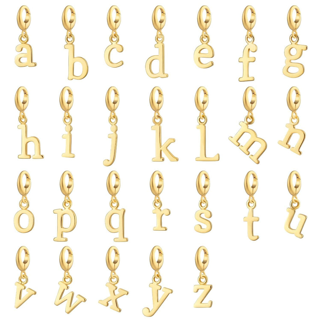 Goldbuchstaben Charm Halskette | Shop Nory