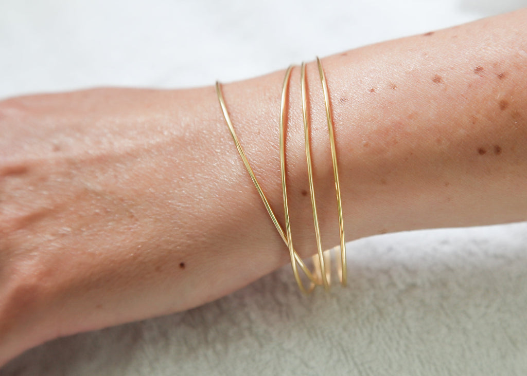 Rinder Armreif 16 Karat vergoldet | Shop Nory