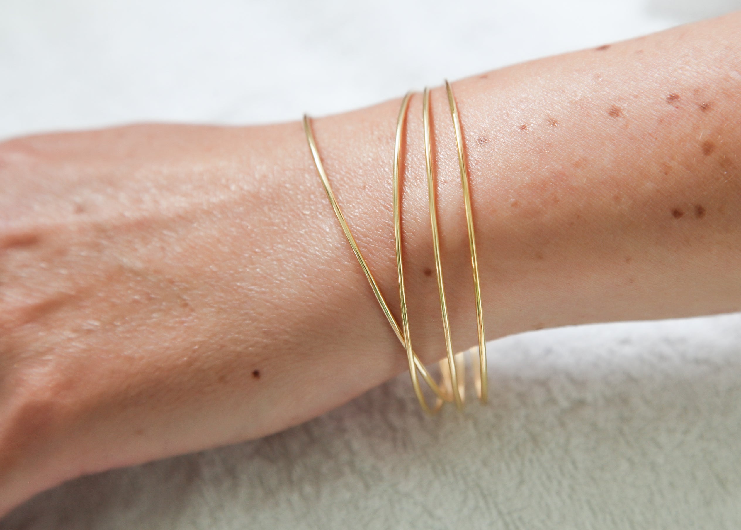 Rinder Armreif 16 Karat vergoldet | Shop Nory