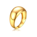 Gold Chunky Dome Ringe Größe 6 bis 9 | Shop Nory