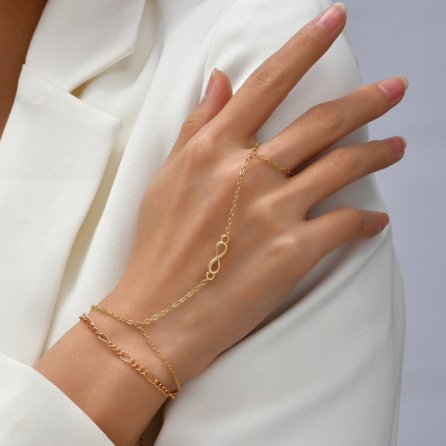 Verbindungslink-Ketten-Harnes-Armbänder | Shop Nory