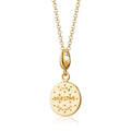Gold Digestive Biscuit Charm Necklace | Shop Nory