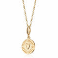 Gold Du hast mein Herz Charm Halskette | Shop Nory
