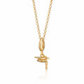 Gold Abschlussmütze Charme Halskette | Shop Nory