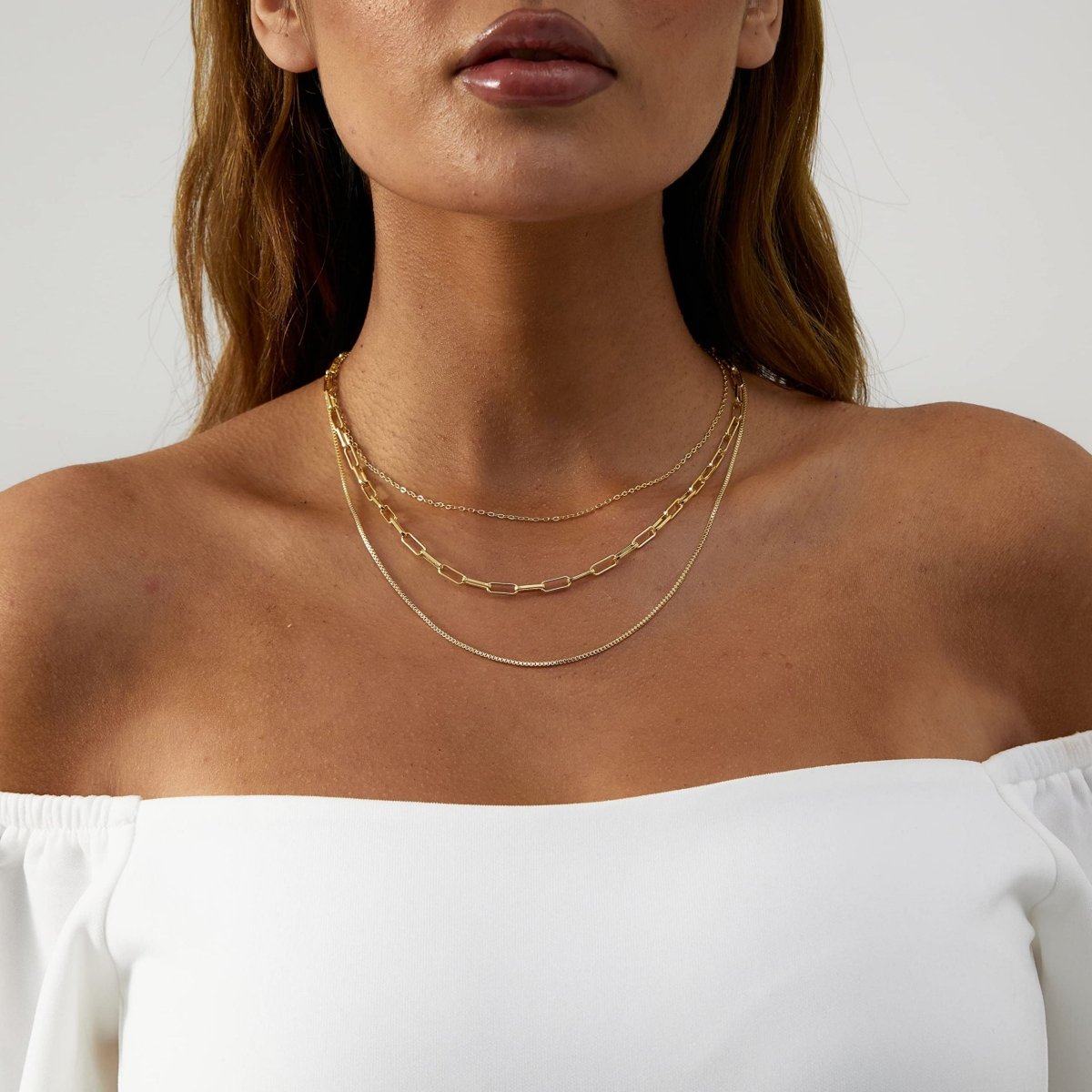 Gold Schichten Set Halsketten | Shop Nory