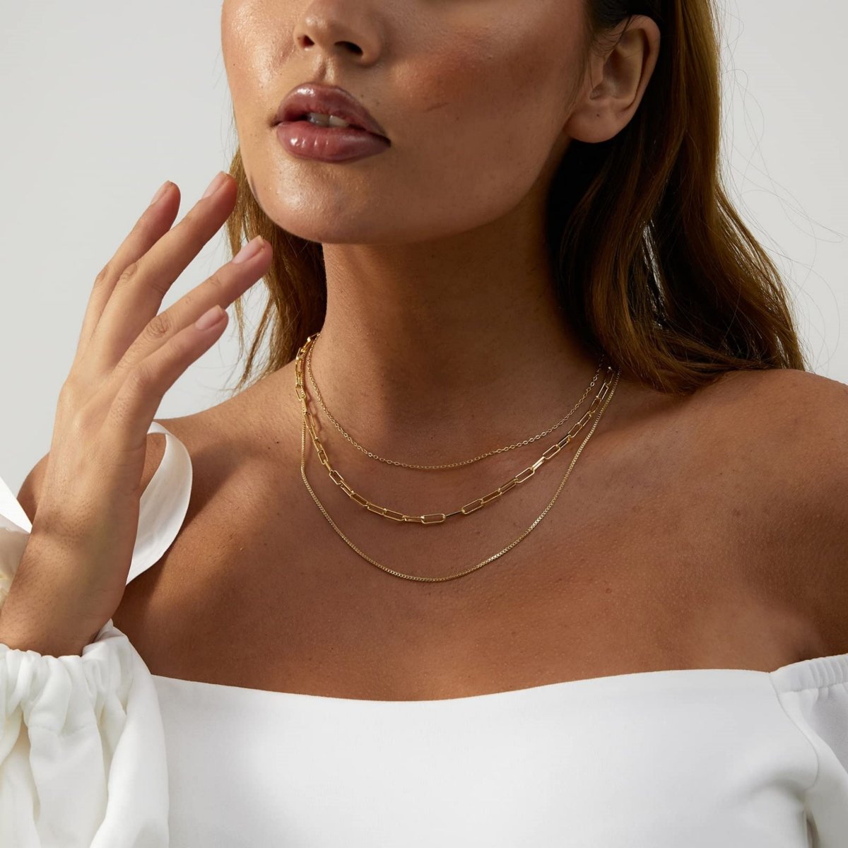 Gold Schichten Set Halsketten | Shop Nory