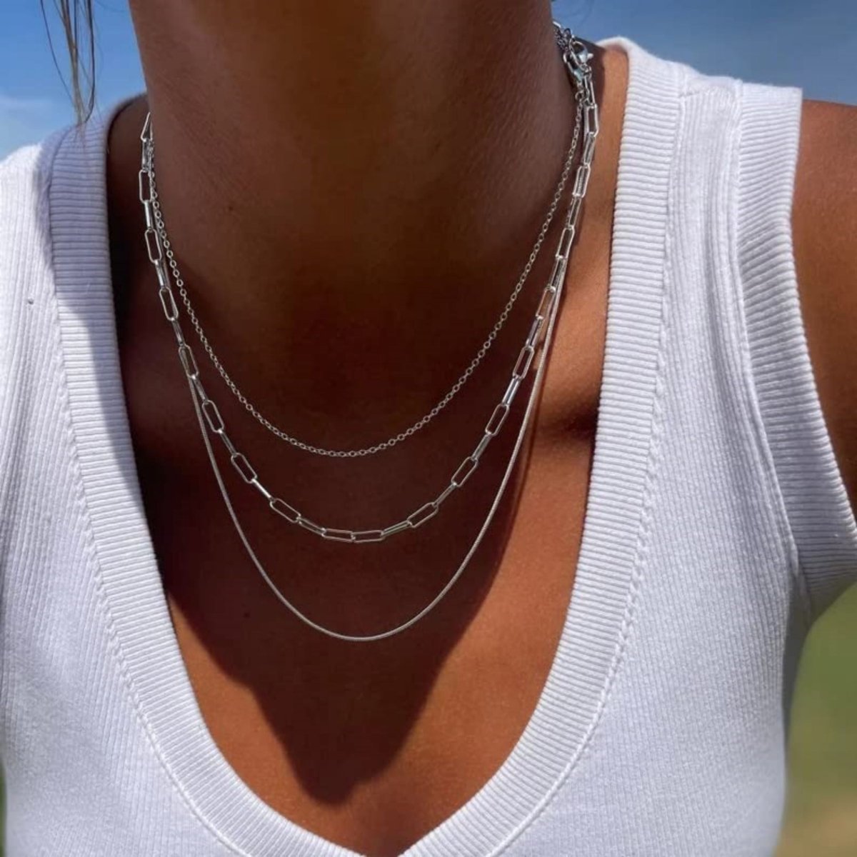 Gold Schichten Set Halsketten | Shop Nory