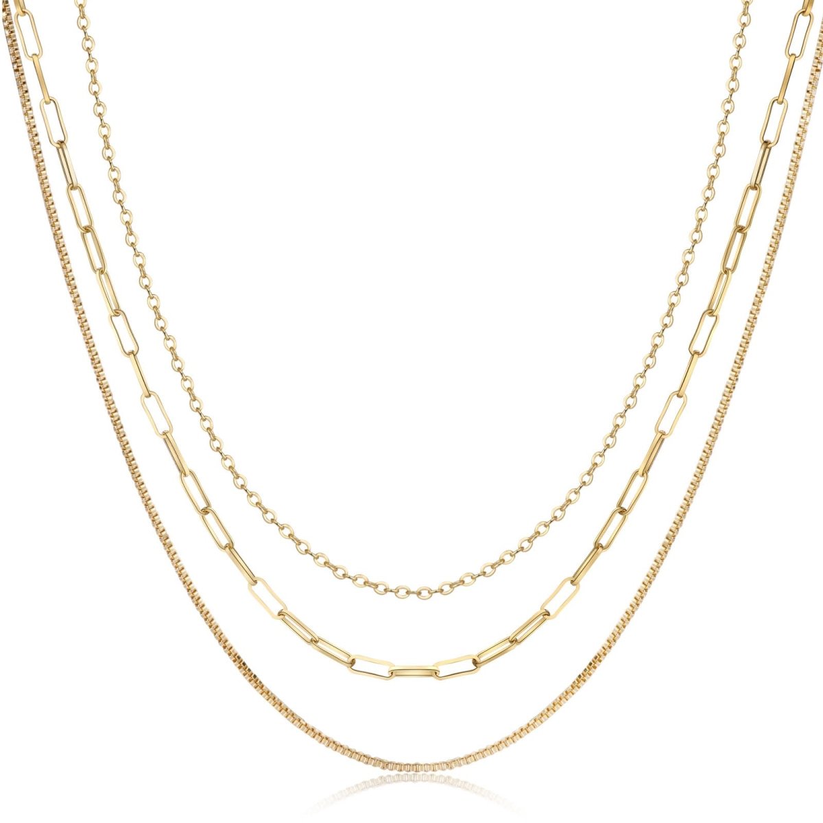 Gold Schichten Set Halsketten | Shop Nory