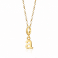 Goldbuchstaben Charm Halskette | Shop Nory