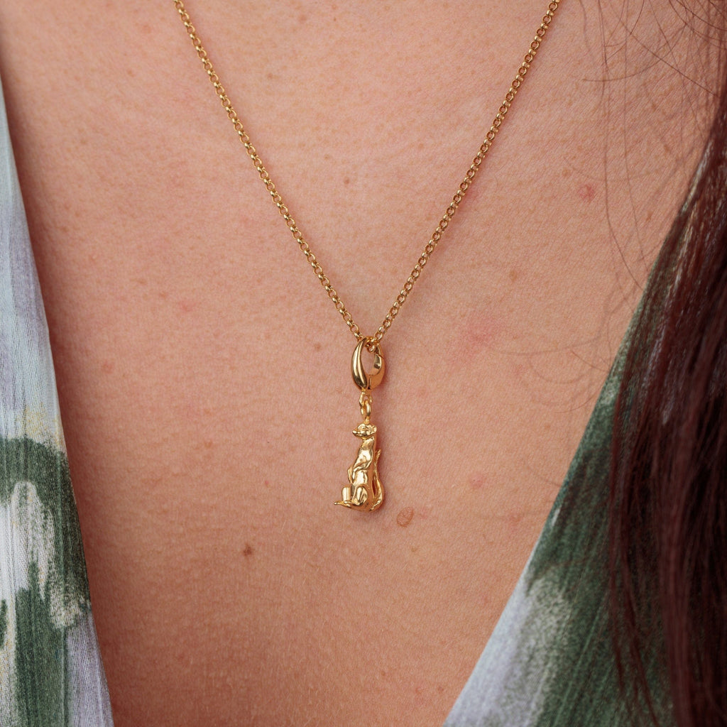 Gold Meerkat Charm Halskette | Shop Nory