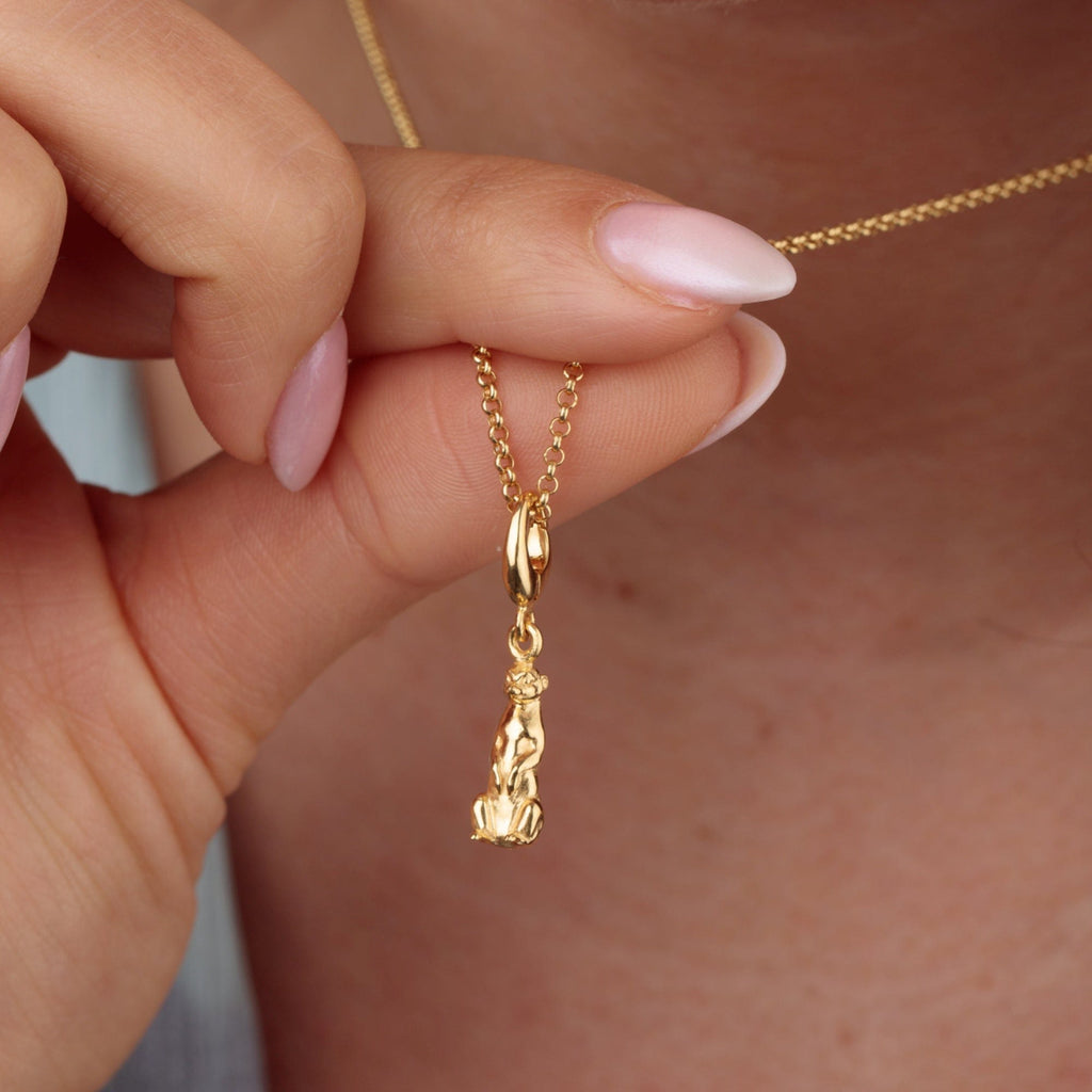 Gold Meerkat Charm Halskette | Shop Nory