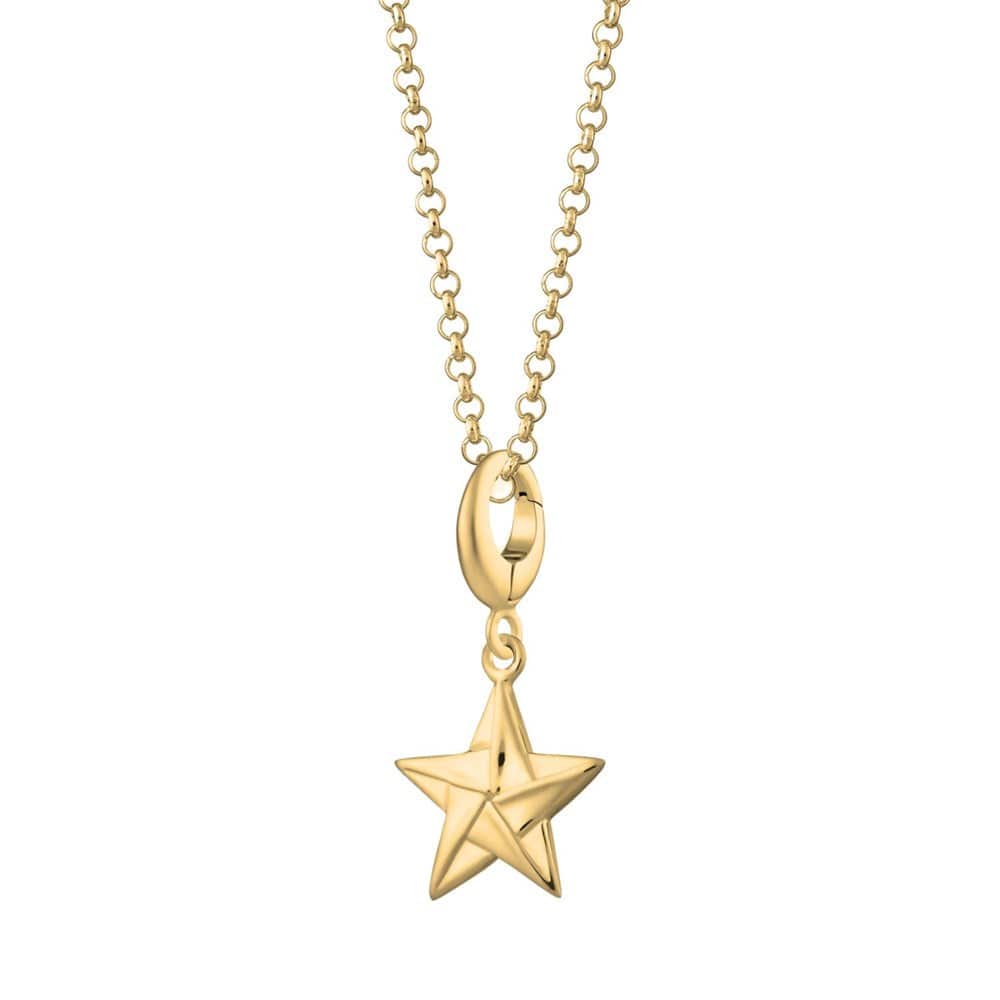 Gold Origami Stern Charm Halskette | Shop Nory