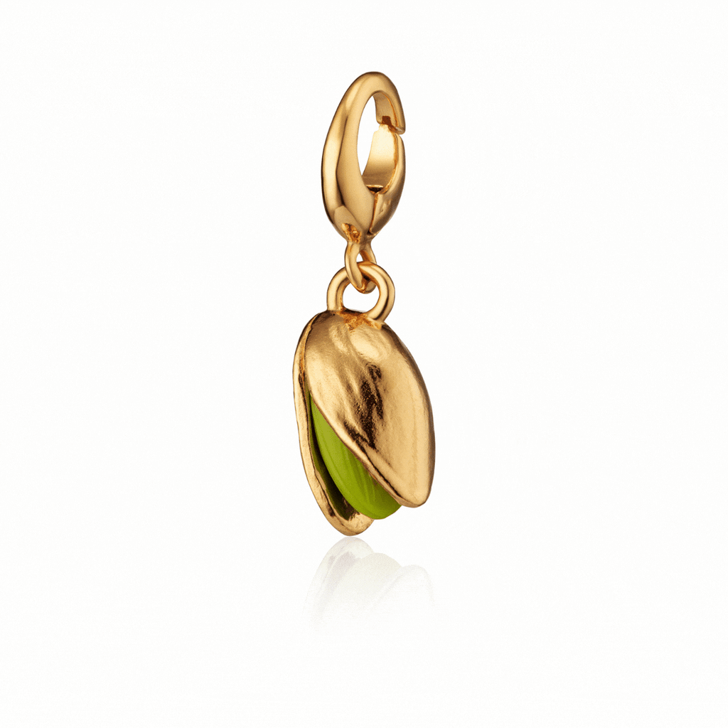 Gold Pistazien Charm Halskette | Shop Nory
