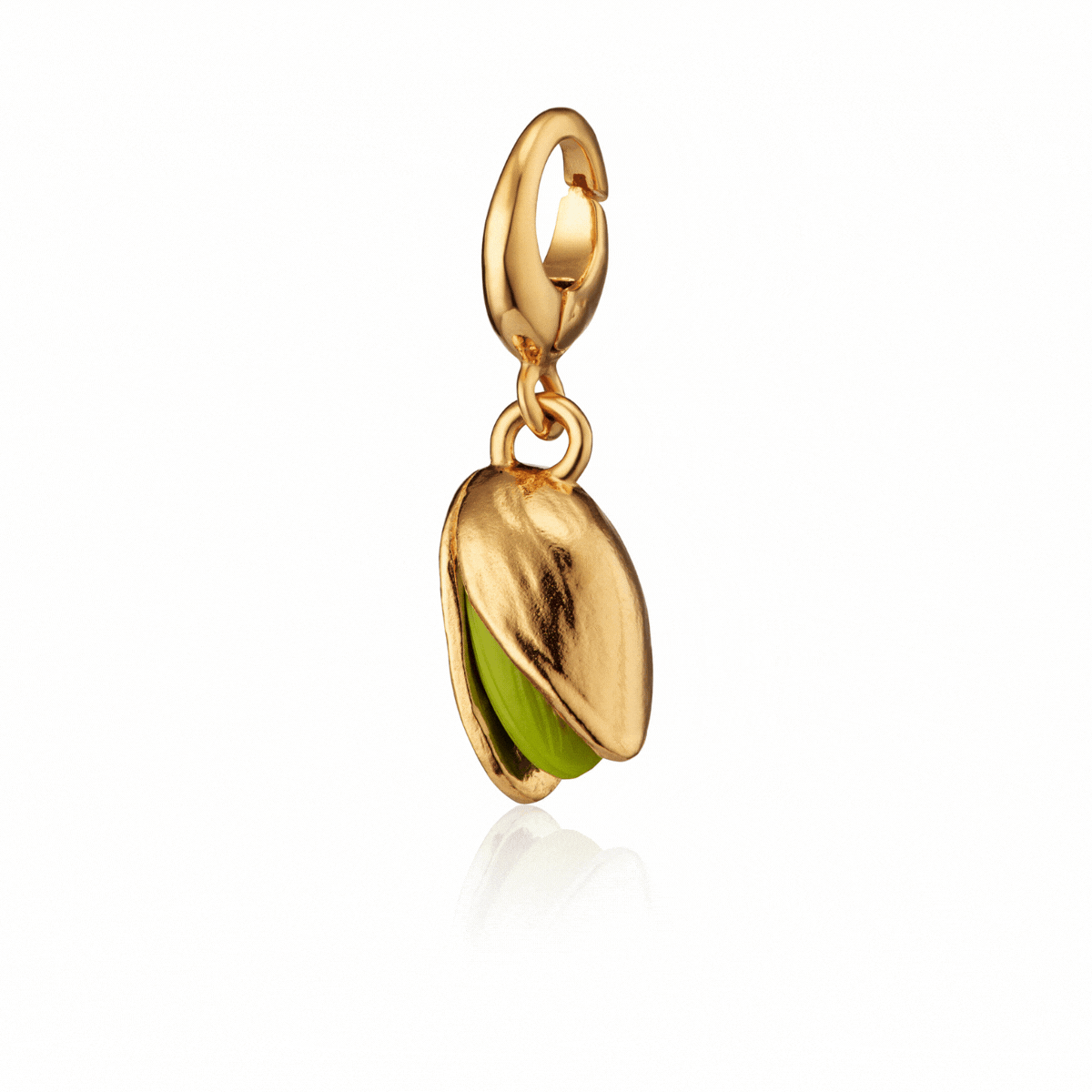 Gold Pistazien Charm Halskette | Shop Nory