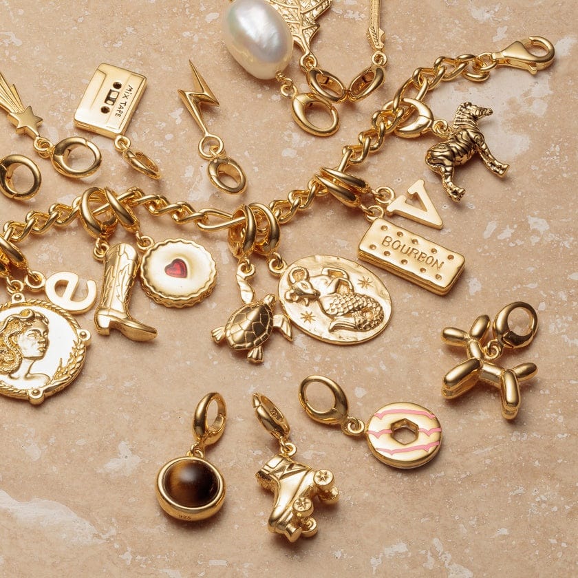 Gold Roller Skate Charm Halskette | Shop Nory