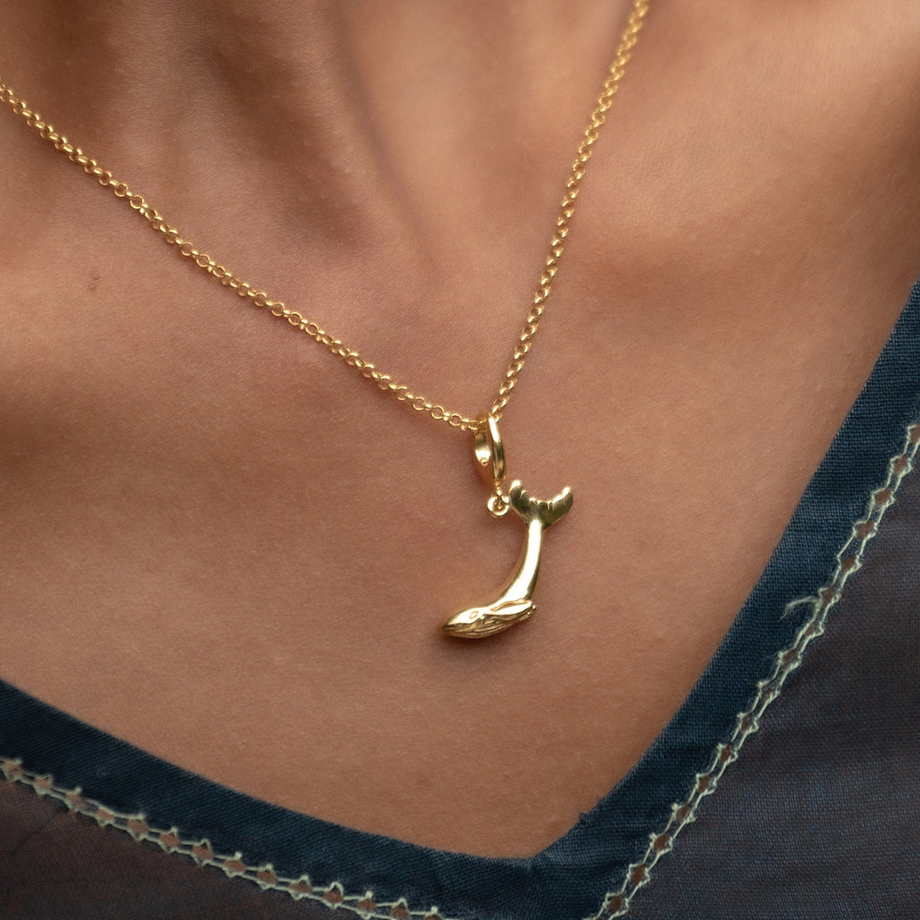 Gold Wals Charm Halskette | Shop Nory