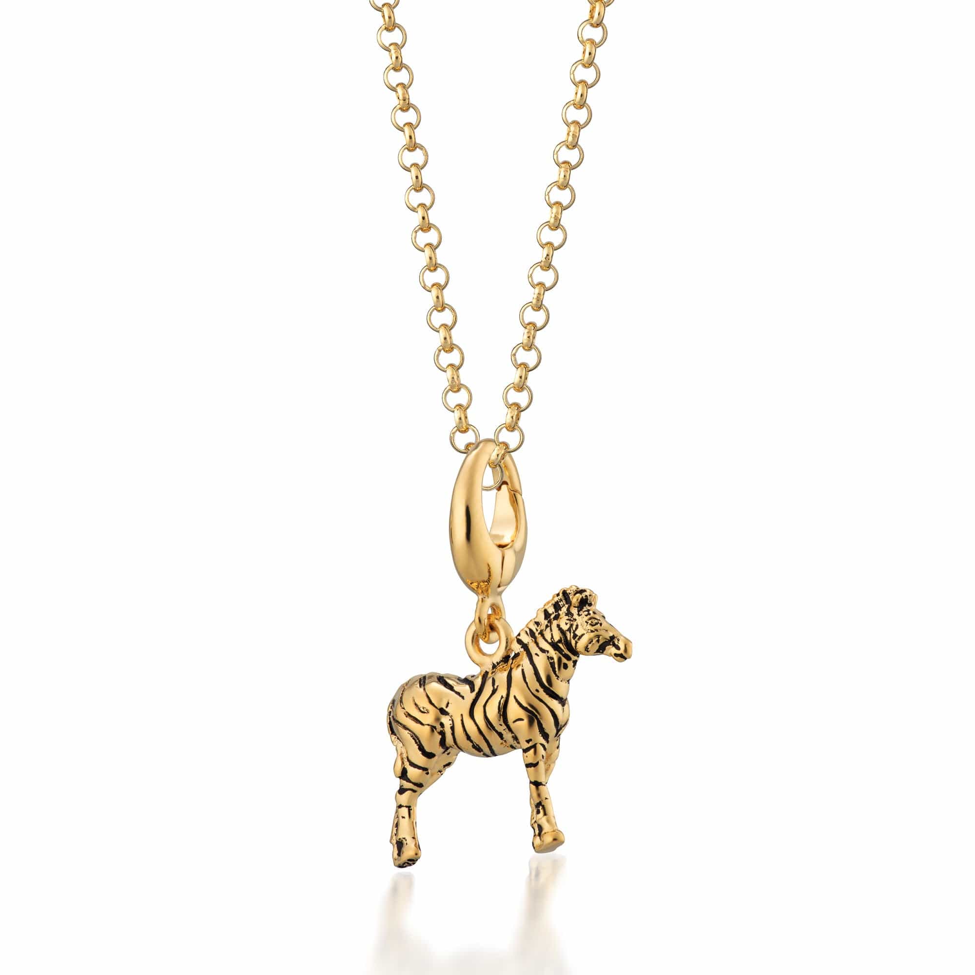 Gold Zebra Charm Halskette | Shop Nory