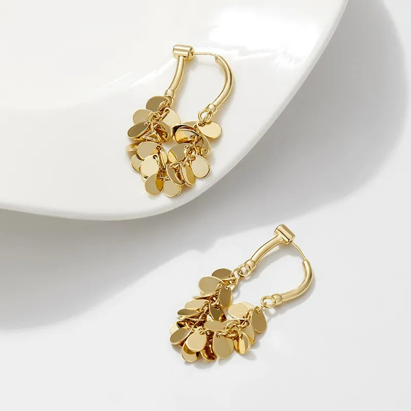 Lange Pailletten Quasten-Ohrringe | Shop Nory