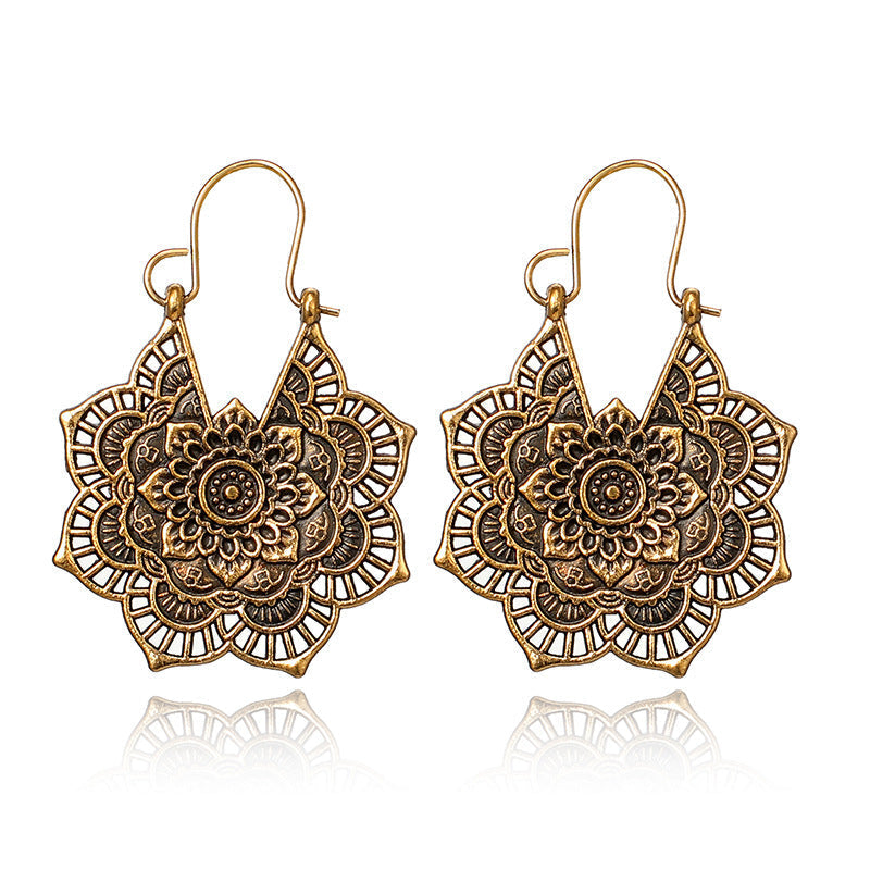 Lotus Mandala-Ohrringe – Levana | Shop Nory