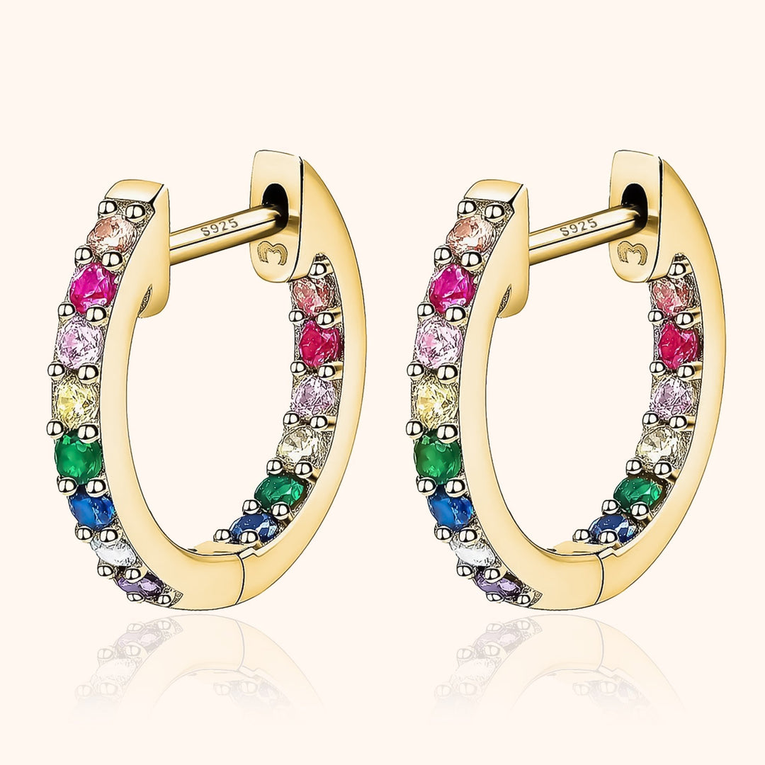 Regenbogen-Creolen - Sofia | Shop Nory