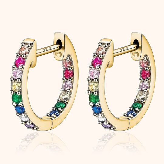 Regenbogen-Creolen - Sofia | Shop Nory