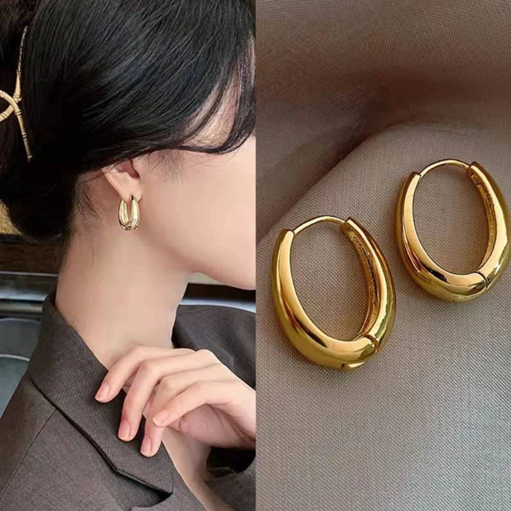 Klassische Creolen aus Gold | Shop Nory