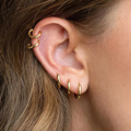 Verfeinerte Hoop-Ohrringe - Sophia | Shop Nory