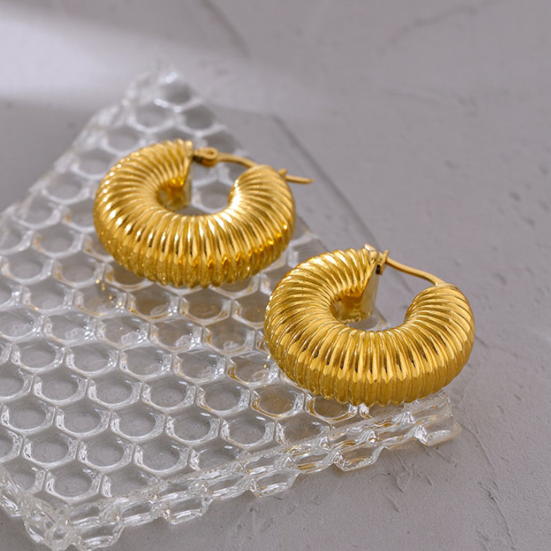 Edelstahl Ohrringe | Goldene Ohrringe, Edelstahl | Shop Nory