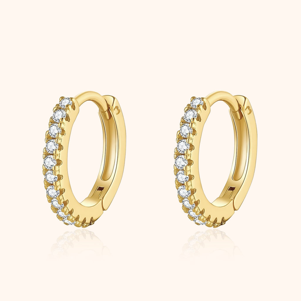 Stilvolle Zirkonia-Creolen – Aurina | Shop Nory