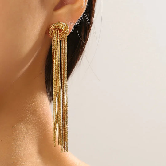 Lange Quasten-Ohrringe | Shop Nory
