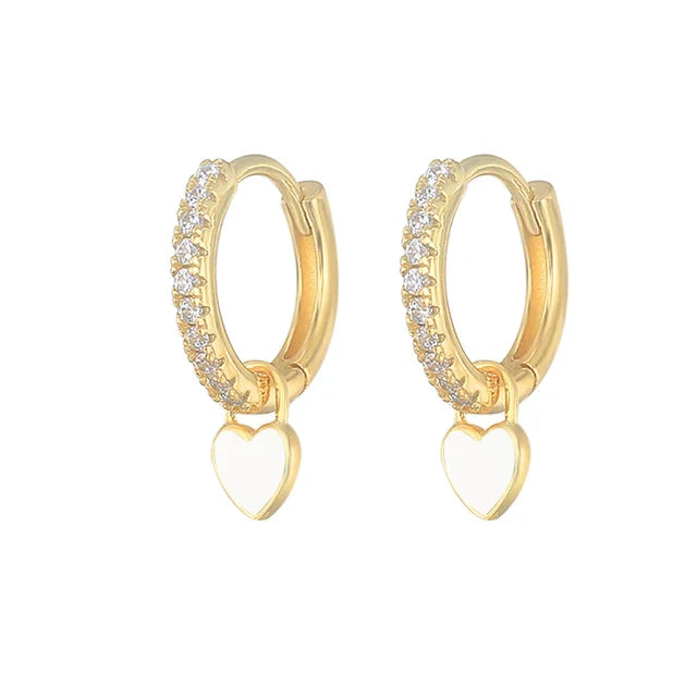 Silberfarbene Creolen | Shop Nory