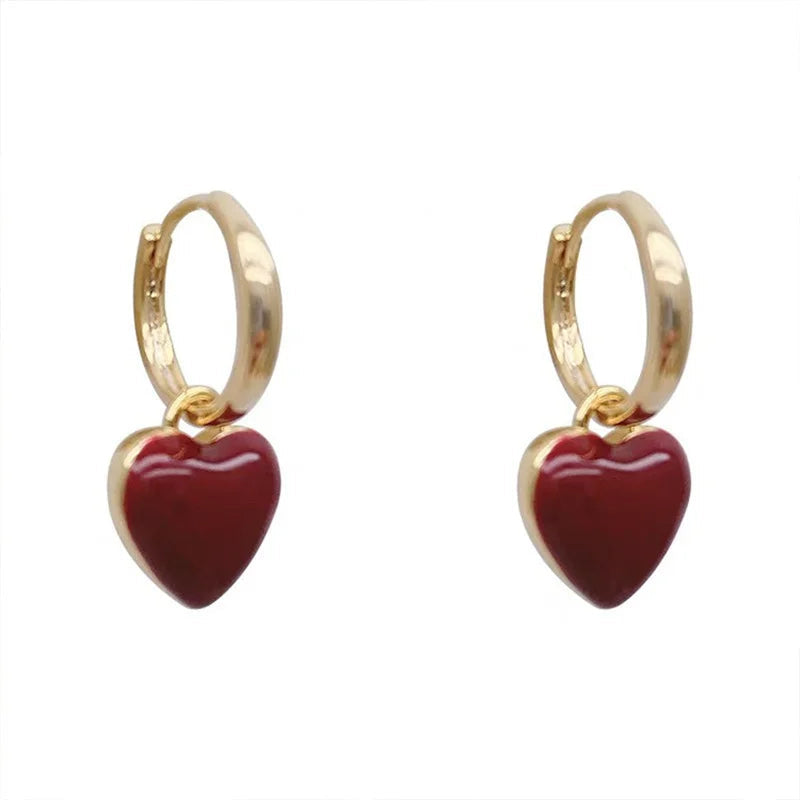Vintage teilbare Herz-Ohrhänger | Shop Nory
