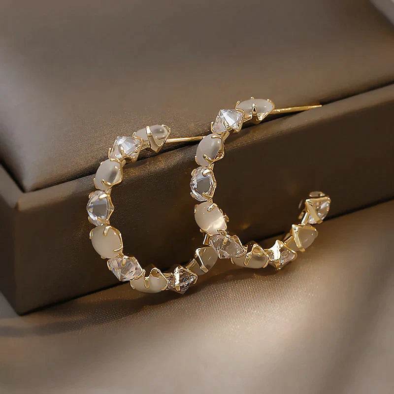 Schillernde Opal-Ohrringe | Shop Nory