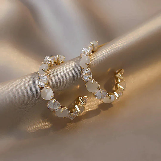 Schillernde Opal-Ohrringe | Shop Nory
