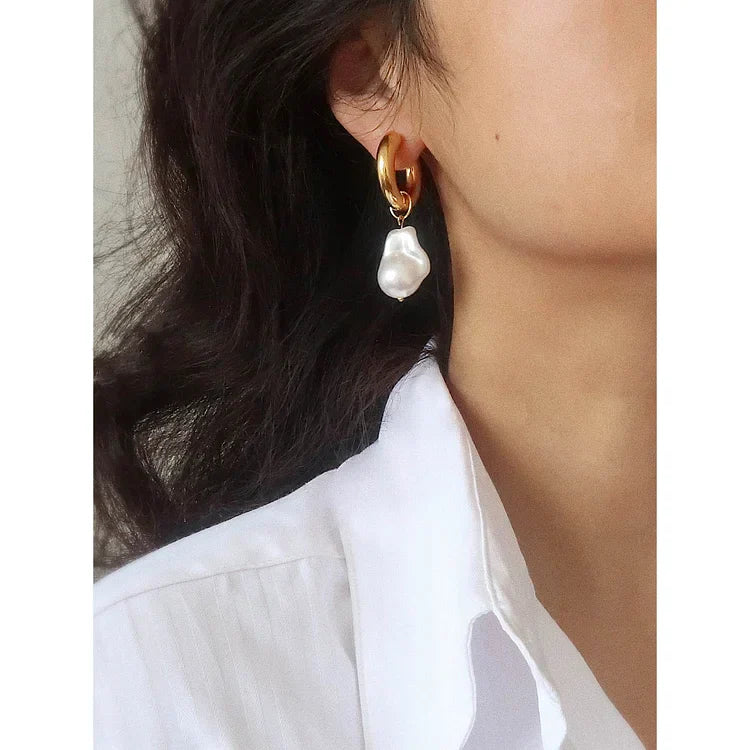 Barock-Perlenohrringe – Isadora | Shop Nory