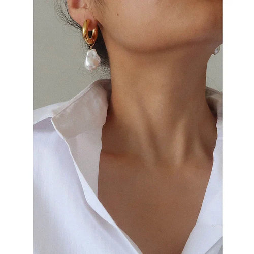 Barock-Perlenohrringe – Isadora | Shop Nory