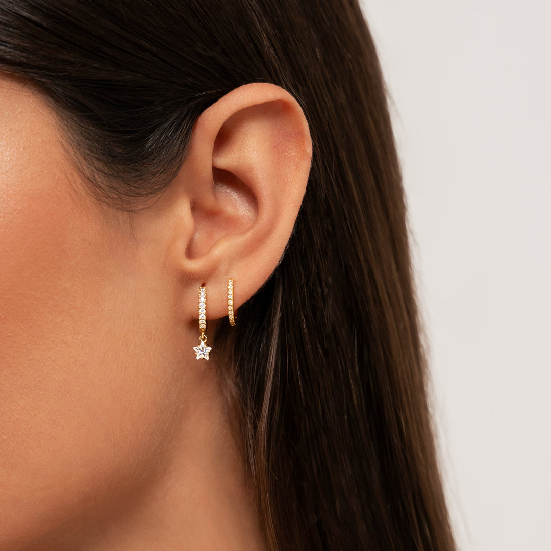 Strahlende Zirkonia-Ohrringe – Iriana | Shop Nory