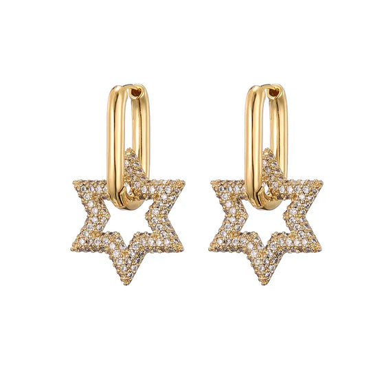 Stern-Kristall-Creolen | Shop Nory