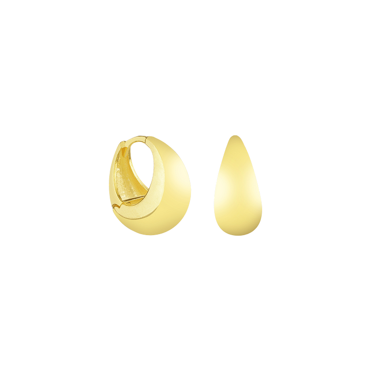 Klassische Goldene Tropfen-Ohrringe – Aveline | Shop Nory