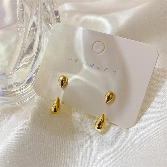 Herbstlaub-Wassertropfen-Ohrstecker | Shop Nory