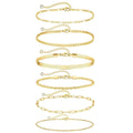 Gold/Silber Fußfesseln Sommer Strand | Shop Nory