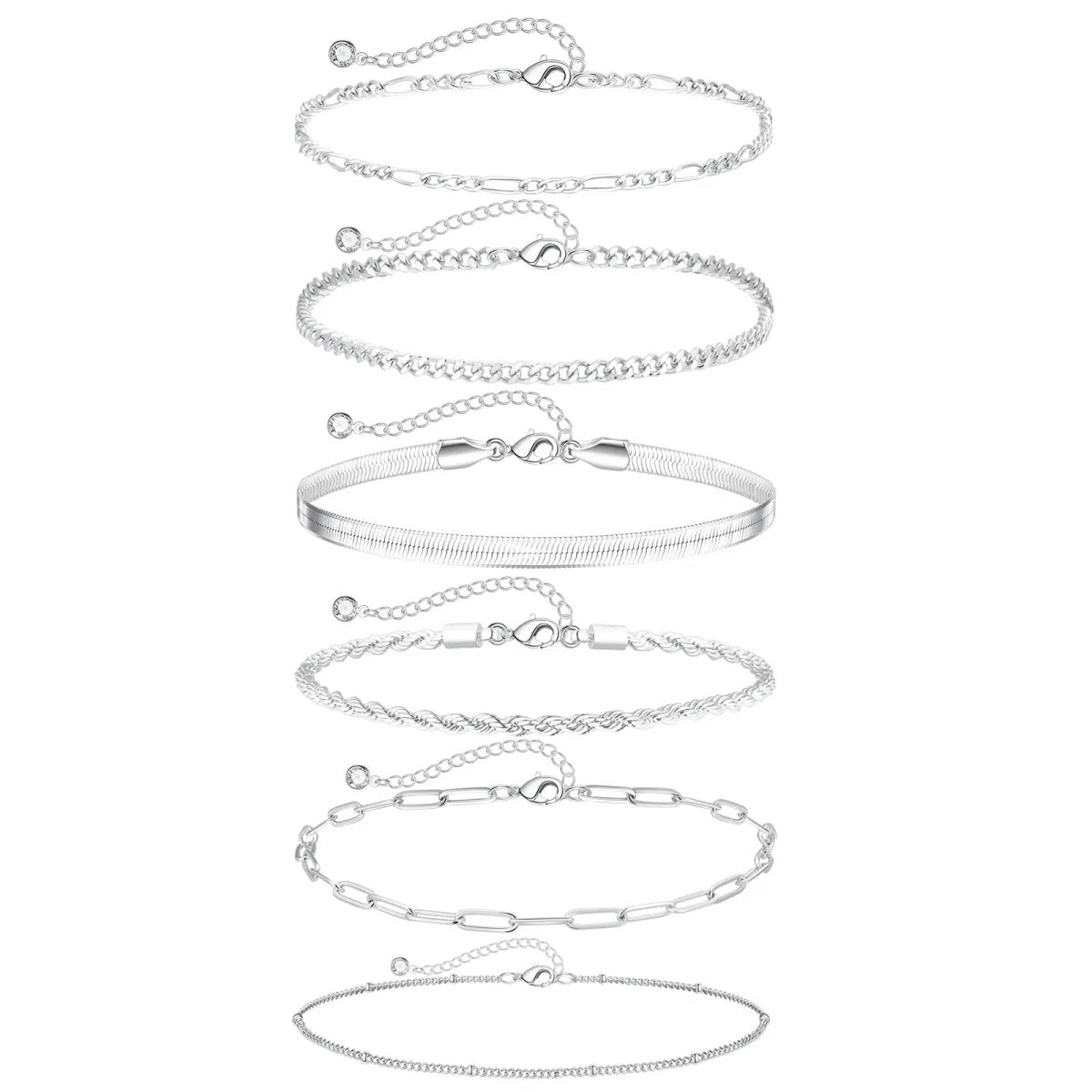 Gold/Silber Fußfesseln Sommer Strand | Shop Nory
